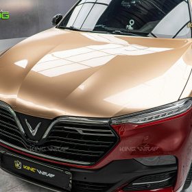 Dán decal Maybach VinFast Lux SA2.0 5 Dán decal Maybach VinFast Lux SA2.0 bằng VinylFrog màu vàng Champagne