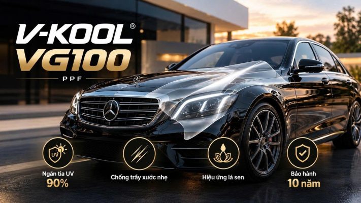 Giá dán PPF V-KOOL cho ô tô: Chi tiết từng dòng phim
