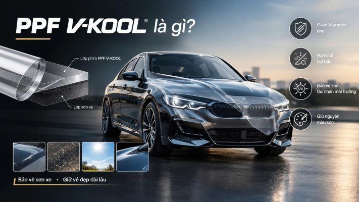 Dán PPF V-KOOL cho ô tô có tốt không? Ưu điểm và chi phí